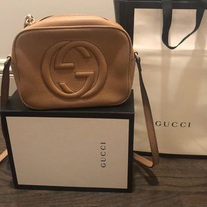 Gucci soho disco bag in rose beige